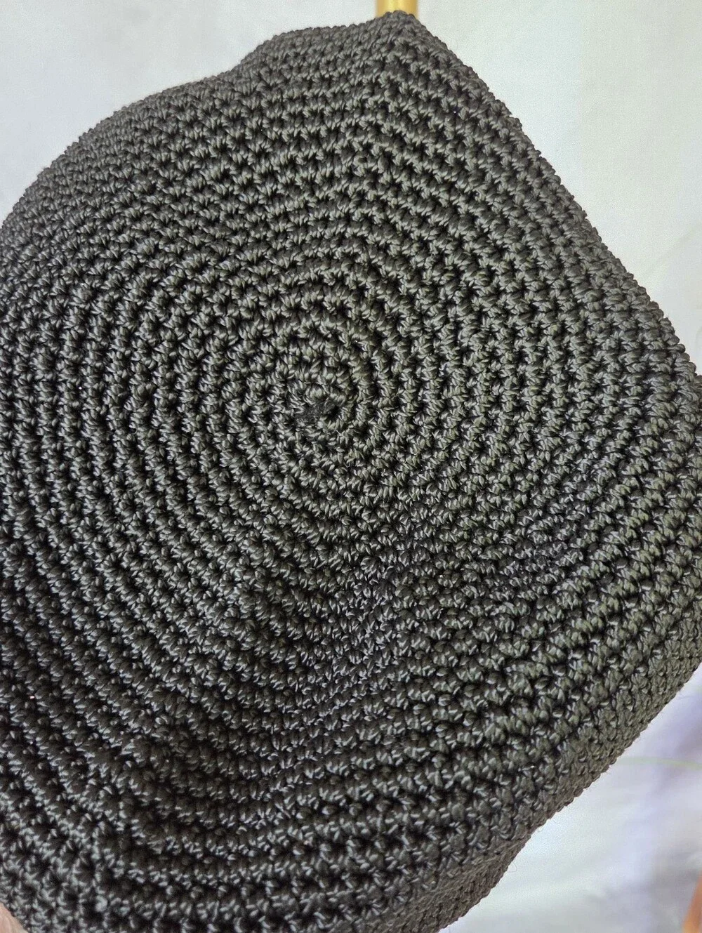 The Sak Sequoia Black Crochet Hobo Tote - Like New